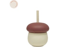 OYOY Living Mushroom Drinkbeker | Offwhite / Red