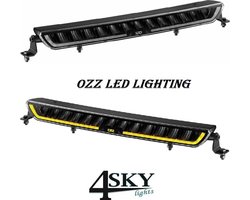OZZ XB1 20 inch Led lightbar met een dynamisch opstartpositielicht in wit en oranje