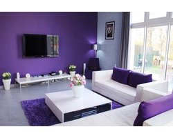 paars uni behang vlies rasch 236637