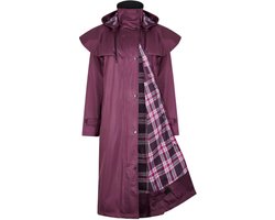 Paarse Regenjas Vrouwen - Maat XL - Lange Regenjas Dames - Country