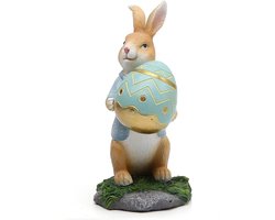 Paashaas ornamenten - Harsen konijnenbeeldjes - Lente decoratieve beeldjes - Tafelversieringen - Feestelijke huisdecoratie Schattige konijnen paasgeschenken - A