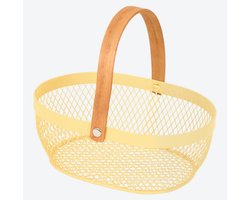 Paasmand - Ovaal - 20 x 15 x 7 cm - Geel