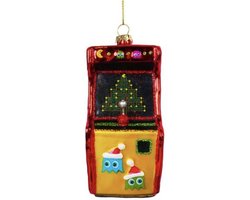 Pac-Man Arcade Machine Glazen Kersthanger