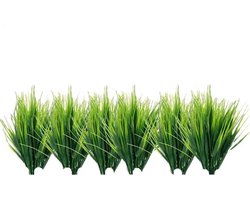 Pack of 12 Kunstgras - Kunstplanten - Decoratieve Tuin Balkon Porch Bruiloft