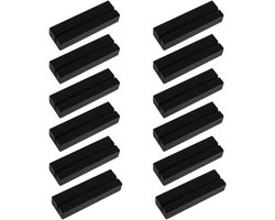 Pack of 12 Plaats Kaart Houder - Houten Tafel Nummer Steunen voor Bruiloft - Signaalhouder voor Menu, Foto en Kerst - Naamkaarten voor Postkaart en Foto