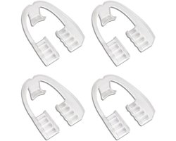 Pack of 4 Martial Arts Dental Protection Mouth Guard for Boxing Rubber Shield for All Strength Training - LQIOACU