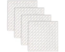 Pack of 400 Adhesive Rubber Pads - Transparent Bumper Pads - Noise Reduction Pads - Rubber Feet voor Meubels - Kasten - Deuren - Snijplanken - Kleine Apparaten - Elektronica