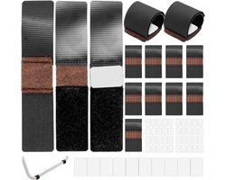Pack of 50 Zelfklevende Meubelglijders voor Houten Stoelen - Viltcaps voor Slede Meubels en Zijstoelen - Voorkom Krassen en Verminder Geluid