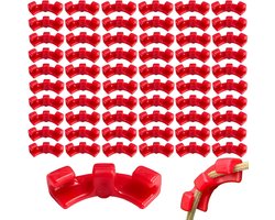 Pack of 60 Plant Clips - Plant Clips voor Low Stress Training - Groei van Plant Stelen - Buds - Bending Machines voor Tuin en Wijntakken
