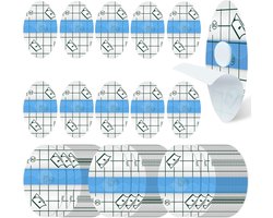 Pack van 100 Waterdichte Kids Oor Stickers - Transparante Waterdichte Oor Stickers - Wegwerp Oor Patches voor Pasgeborenen - Oorbescherming Waterdicht voor Zwemmen, Badderen en Andere Activiteiten