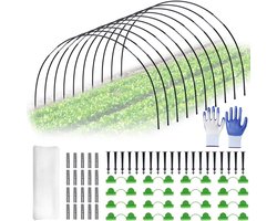 Pack van 30 Plant Tunnels - Arches voor Bloembedden - Foil Tunnel voor Verhoogde Bedden - Tuinbouw - Plantbedden - Groentetunnels