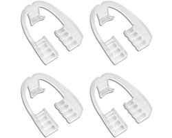 Pack van 4 Mondbeschermers voor Martial Arts voor Boksen Rubber Schild voor Alle Krachttraining