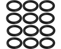 Pack van 50 EPDM Rubber O-Ringen voor Irrigatiesystemen, Waterverbindingen en Tuinaccessoires 16 x 11 x 2.5 mm, Zwart