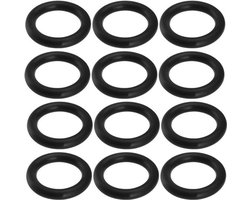 Pack van 50 EPDM-rubberen O-ringen - voor irrigatiesystemen, waterverbindingen en tuinaccessoires - 16 x 11 x 2.5 mm, zwart