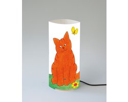 Packlamp - Tafellamp normaal - Dikkie Dik in de tuin - 30 cm hoog - Inclusief Led lamp