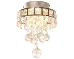 Paco Goederen® Kristallen Kroonluchter - hanglampen - plafondlamp - voor hal, slaapkamer, kinderkamer of woonkamer