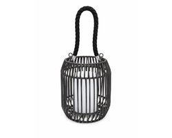 Paco Home ARIA Tafellamp – Antraciet – LED – Batterij – IP44 – Draagbare Sfeerlamp