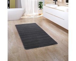Paco Home Badkamerkleed Badmat Badvloerkleed Douchemat Pluizig Traagschuim 3D 50x80 cm