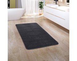 Paco Home Badkamerkleed Badmat Badvloerkleed Douchemat Pluizig Traagschuim 3D 50x80 cm