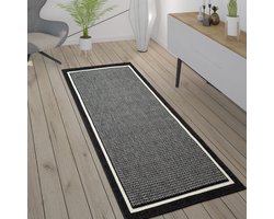 Paco Home Binnen- en buitenvloerkleed, terras en balkon, weerbestendig Scandinavische stijl 80x150 cm