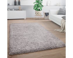 Paco Home Hoogpolig Vloerkleed Woonkamer Shaggy Pluizig Modern Zacht 60x100 cm