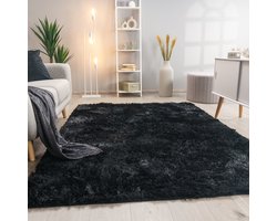 Paco Home Hoogpolig Vloerkleed Woonkamer Vacht Imitatiebont Shaggy Wollig Eenkleurig 60x100 cm