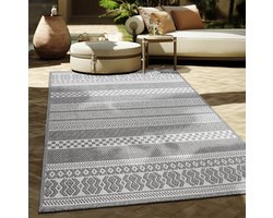 Paco Home In-& Outdoor Vloerkleed Balkon Terras Keukenvloerkleed Modern Boho Ethno Patroon 240x340 cm