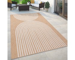 Paco Home In- & Outdoor Vloerkleed Balkon Terras Keukenvloerkleed Modern Boho Oriëntaals 60x100 cm