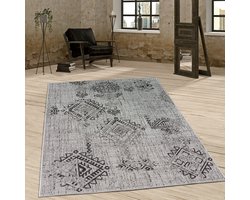 Paco Home In- & Outdoor Vloerkleed Balkon Terras Vintage Oosters Patroon Ornamenten 60x100 cm