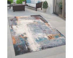 Paco Home In- & Outdoor Vloerkleed Terras Keukenvloerkleed Vintage Pastel Abstract Patroon 60x100 cm