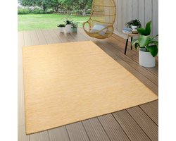 Paco Home Outdoorvloerkleed Balkon Terras Grijs Roze Groen Pastelkleuren Platweefsel 80x150 cm