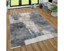 Paco Home Tapijt Woonkamer Modern Korte stapel Boho Skandi Abstract geometrisch patroon 60x100 cm