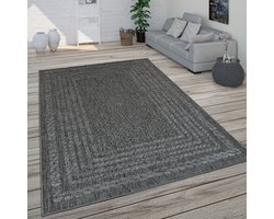 Paco Home Vloerkleden voor binnen en buiten voor balkon en terras, keukenvloerkleed in moderne Scandinavische look 120x170 cm