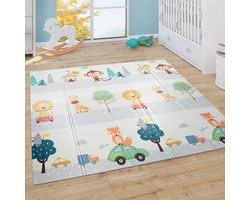 Paco Home Vloerkleed kinderkamer, jongens en meisjes, in verschillende kleuren en afmetingen 180x200 cm