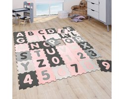 Paco Home Vloerkleed kinderkamer, jongens en meisjes, in verschillende kleuren en afmetingen 32x32 cm x 36 Stk.