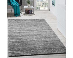 Paco Home Vloerkleed Modern Laagpolige Vloerkleden Woonkamer Voordelig Gemêleerd In Diverse Kleuren 70x250 cm