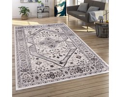 Paco Home Vloerkleed Woonkamer Laagpolig Modern Oosters Patroon Patroon Ornamenten Patroon Randen Mandala 80x150 cm