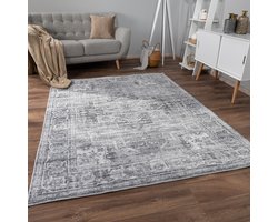 Paco Home Vloerkleed Woonkamer Laagpolig Oosters Patroon Ornamenten Zacht Vintage 60x100 cm