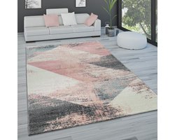 Paco Home Vloerkleed Woonkamer Laagpolig Pastel Vintage Look Abstract Patroon Versch. Stijlen 160x230 cm
