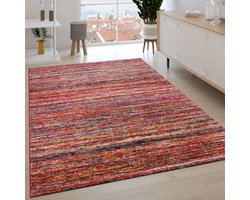 Paco Home Vloerkleed Woonkamer Laagpolig Patroon Berber Patroon Geometrisch Rhombus 160x230 cm