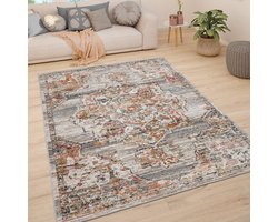 Paco Home Vloerkleed Woonkamer Laagpolig Vintage Pastel Modern Oriëntaals Patroon 60x100 cm