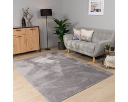 Paco Home Vloerkleed Woonkamer Laagpolig Wasbaar In Wasmachine Eenkleurig Zacht 200 cm Quadrat