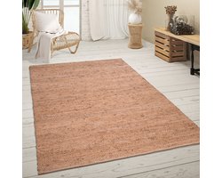 Paco Home Vloerkleed Woonkamer Natuurvezel Jute Handgemaakt Abstract Modern Patroon 120x170 cm