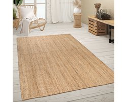 Paco Home Vloerkleed Woonkamer Natuurvezel Jute Handgemaakt Abstract Modern Patroon 300x400 cm