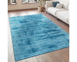 Paco Home Vloerkleed Woonkamer Vintage Laagpolig Handgemaakt Hoogwaardig 100% Viscose 80x150 cm