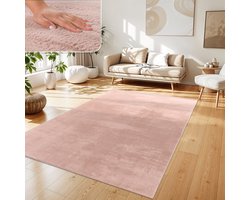 Paco Home Woonkamer tapijt kunstbont pluche hoogpolig shaggy zacht verkrijgbaar in verschillende kleuren 240x340 cm