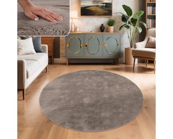 Paco Home Woonkamer tapijt kunstbont pluche hoogpolig shaggy zacht verkrijgbaar in verschillende kleuren 80 cm Rund