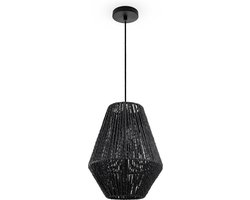 Paco HomeHanglamp Eettafel Hanglamp Eetkamer Lamp E27 Papier Boho Rotan