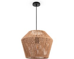 Paco HomeHanglamp Eettafel Hanglamp Eetkamer Lamp E27 Papier Boho Rotan