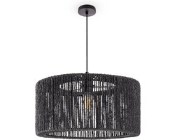 Paco HomeHanglamp Eettafel Hanglamp Eetkamer Lamp E27 Papier Boho Rotan